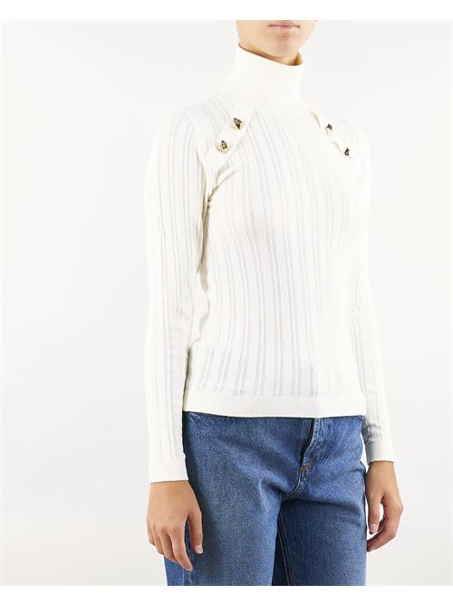 Sweater with gold studs Simona Corsellini SIMONA CORSELLINI | Sweater | MGE0101C0260027692